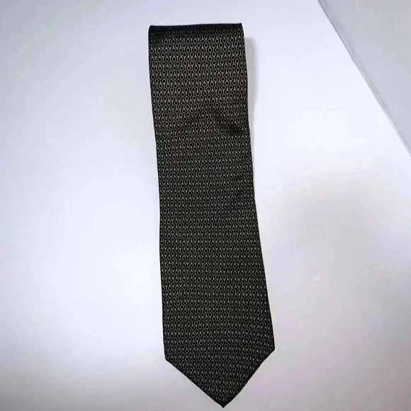 Men's Bert Pulitzer classic tie, chain pattern all silk - Picture 3 of 7